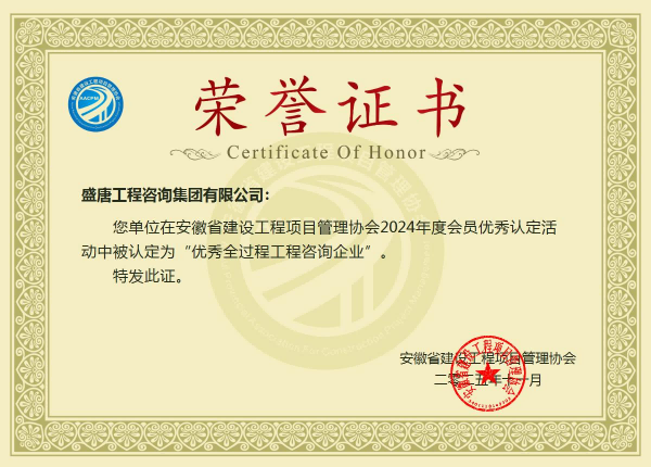 2025年荣获项目管理协会2024年度全过程工程咨询优秀企业
